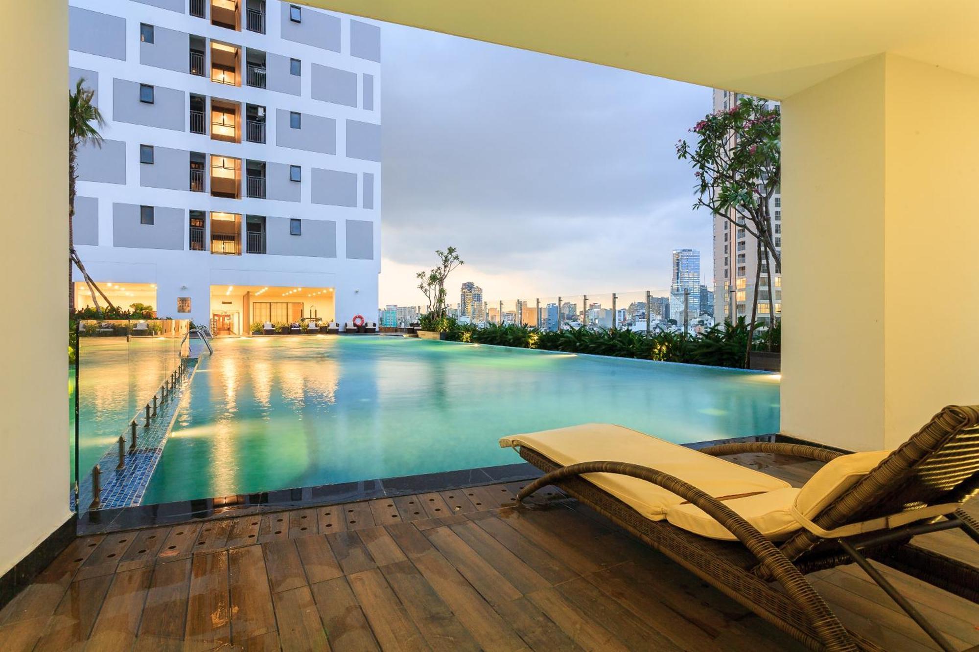 הו צ'י מין סיטי Spacious Saigon - Infinity Pool In Rivergate מראה חיצוני תמונה
